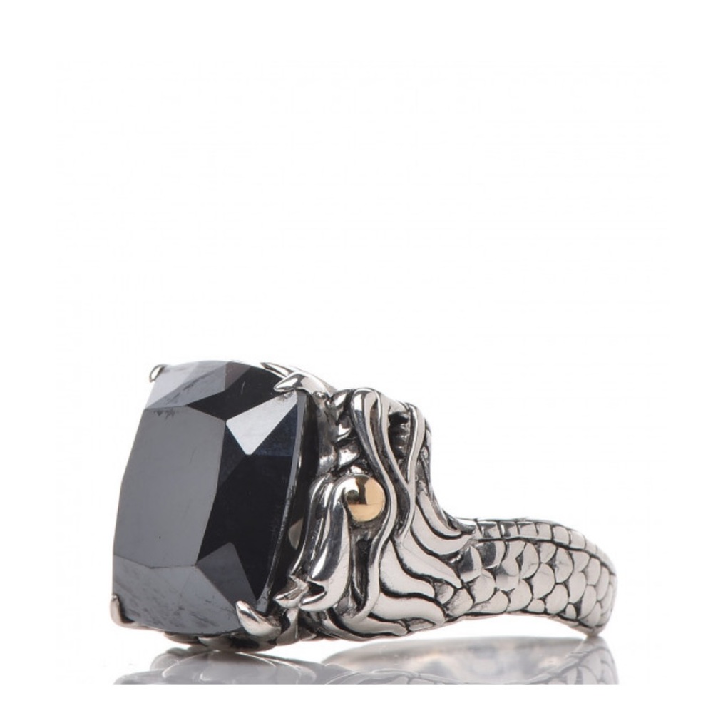 SUNDAY SALE! JOHN HARDY Sterling Silver 18K Gold Dragon Ring